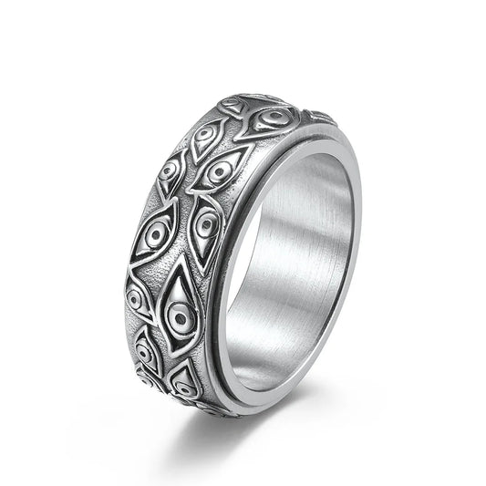 Luxe Ojo Guardián Spinner Ring™ (Spanish for “Guardian Eye)