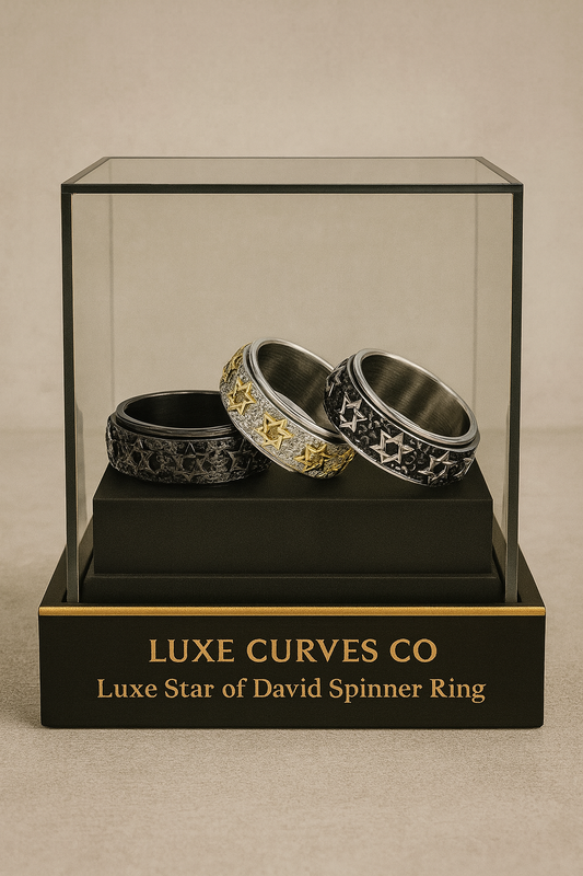 Luxe Star of David Spinner Ring™