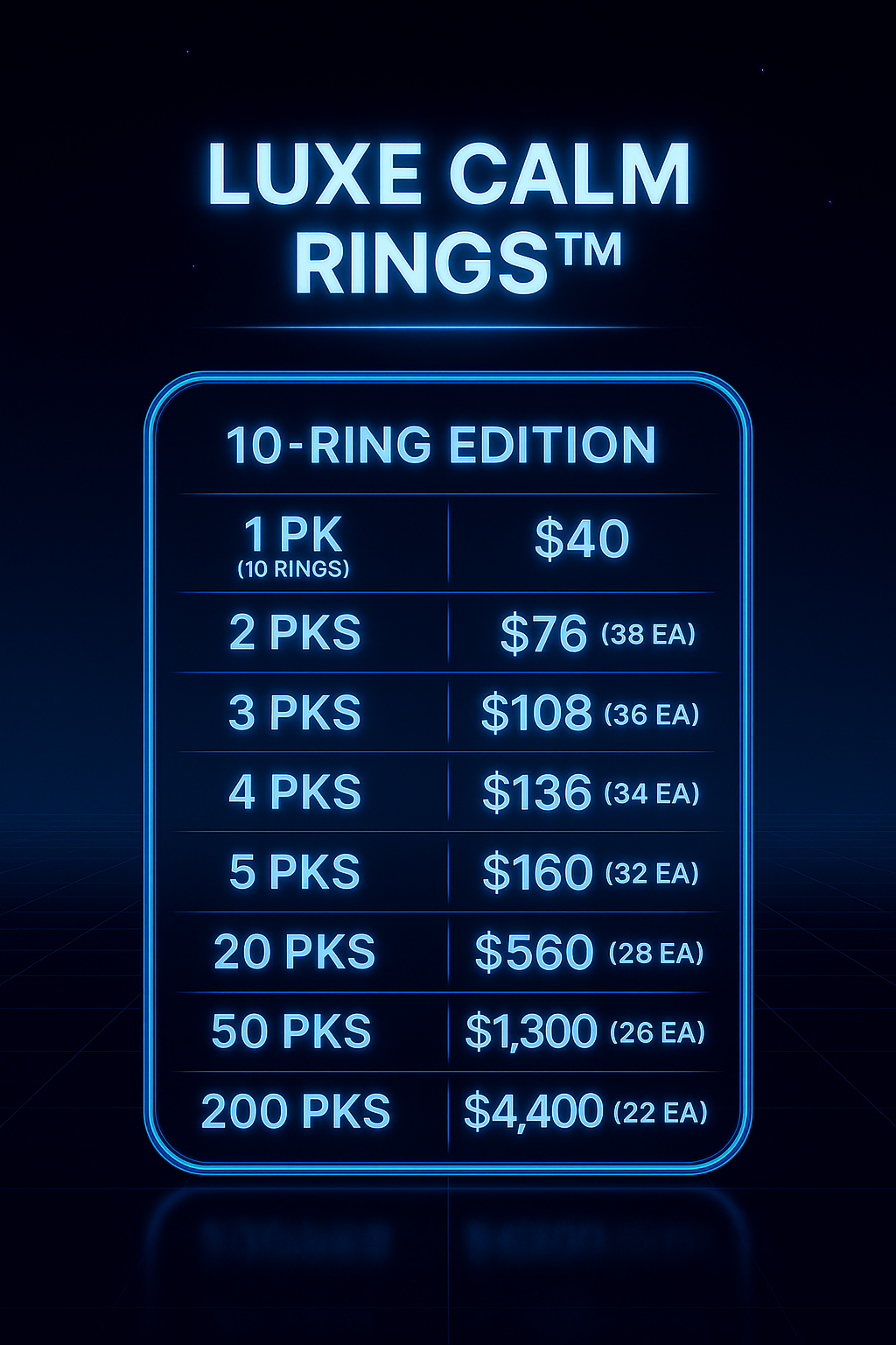 Luxe Calm Rings™ | Sensory Rings 5-Pack & 10-Pack Editions