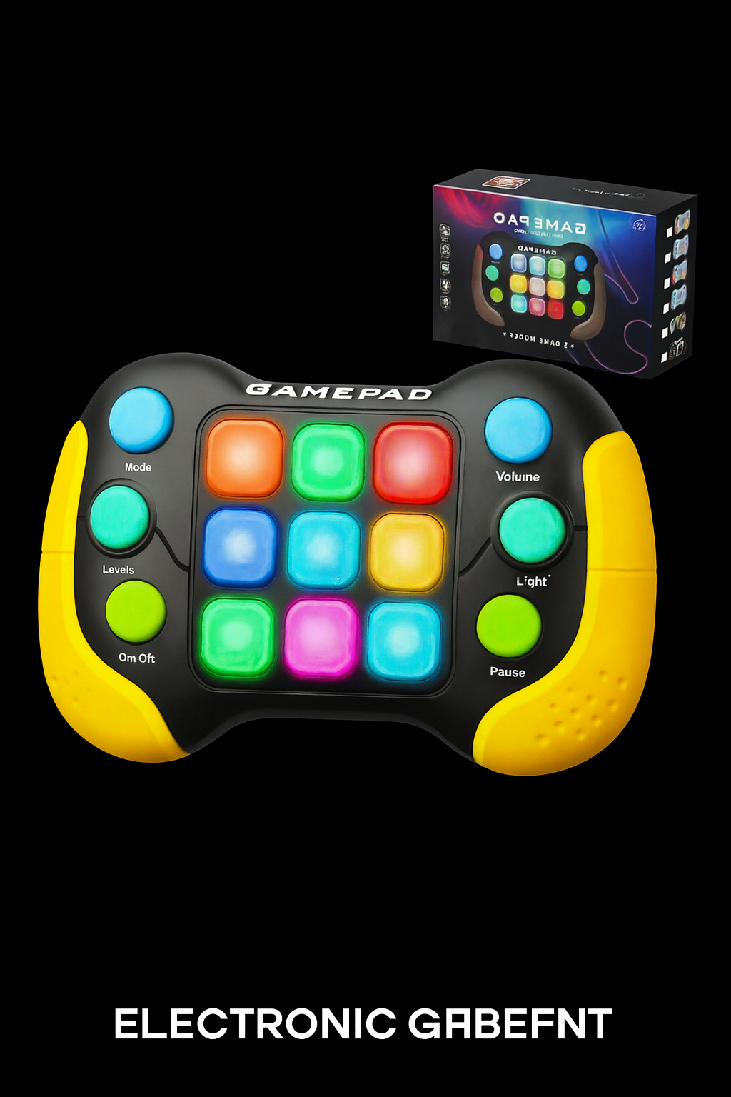 Luxe Electro Game Fidget™ | 999 Levels · 5 Modes · Light-Up Sensory Gamepad