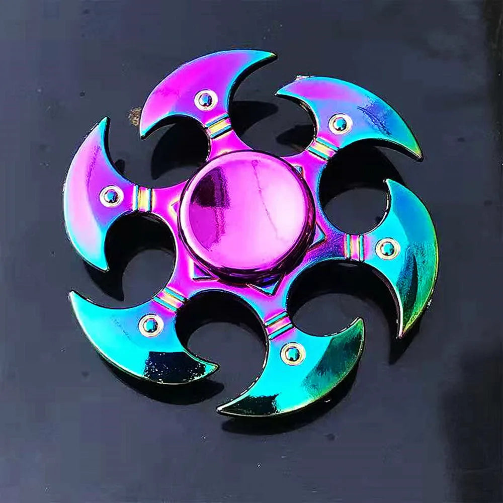 Luxe Nebulan Spinner™ | Zinc Alloy Rainbow Fidget Spinner for Stress Relief & Focus