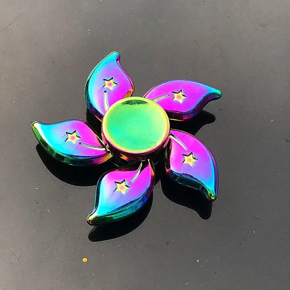Luxe Nebulan Spinner™ | Zinc Alloy Rainbow Fidget Spinner for Stress Relief & Focus