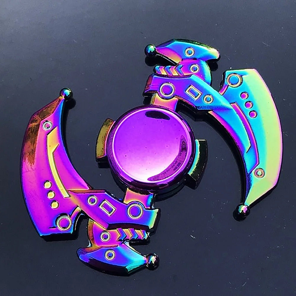 Luxe Nebulan Spinner™ | Zinc Alloy Rainbow Fidget Spinner for Stress Relief & Focus