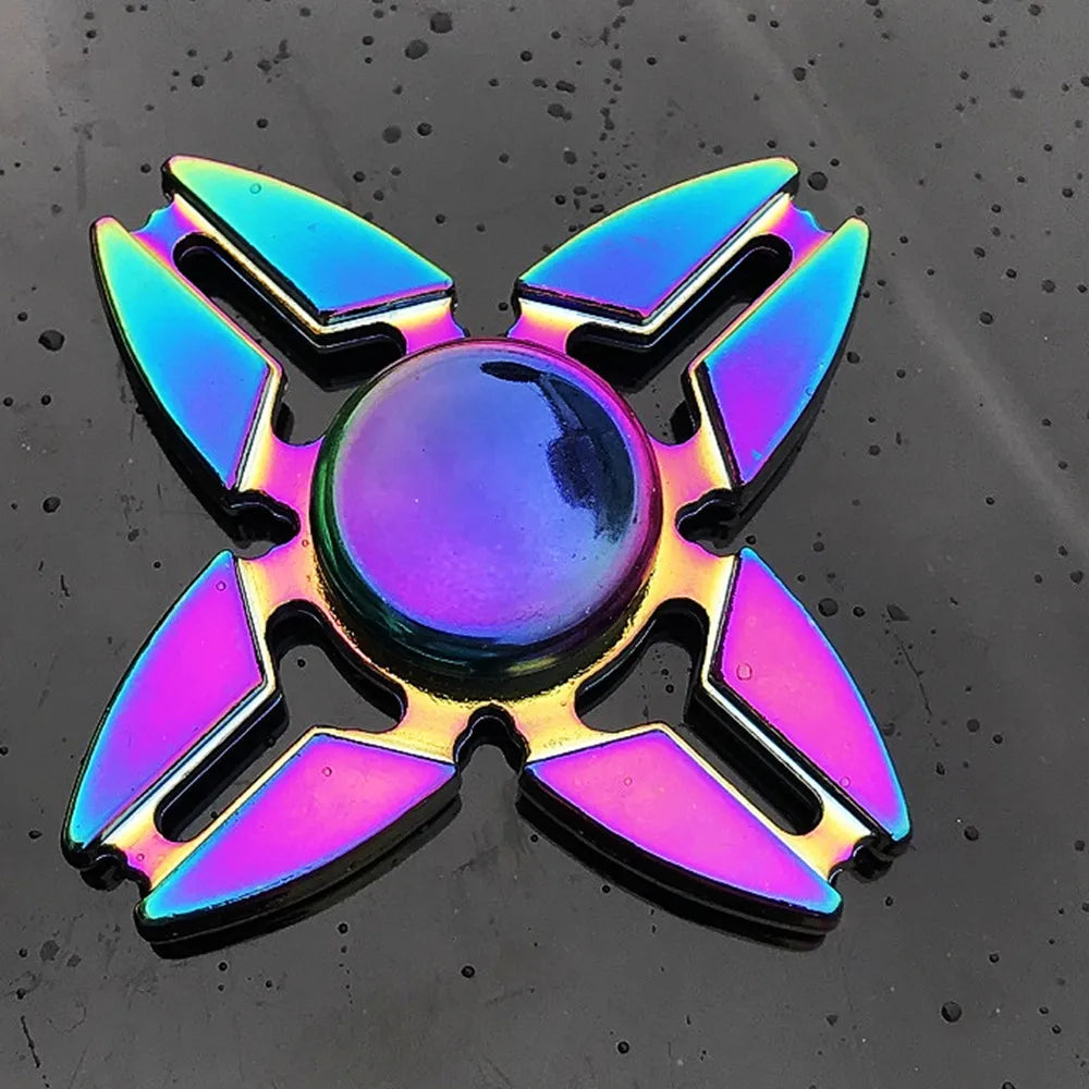 Luxe Nebulan Spinner™ | Zinc Alloy Rainbow Fidget Spinner for Stress Relief & Focus