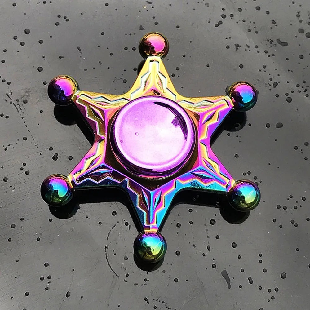 Luxe Nebulan Spinner™ | Zinc Alloy Rainbow Fidget Spinner for Stress Relief & Focus