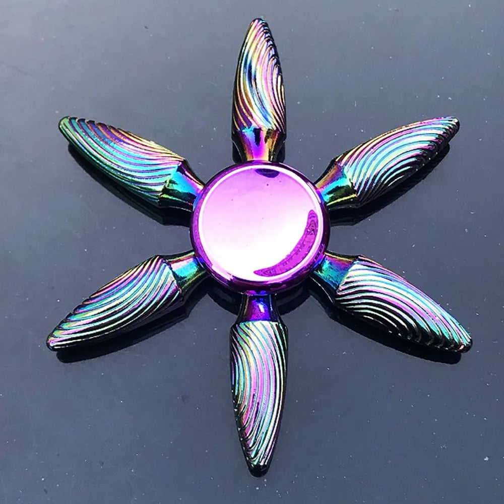 Luxe Nebulan Spinner™ | Zinc Alloy Rainbow Fidget Spinner for Stress Relief & Focus