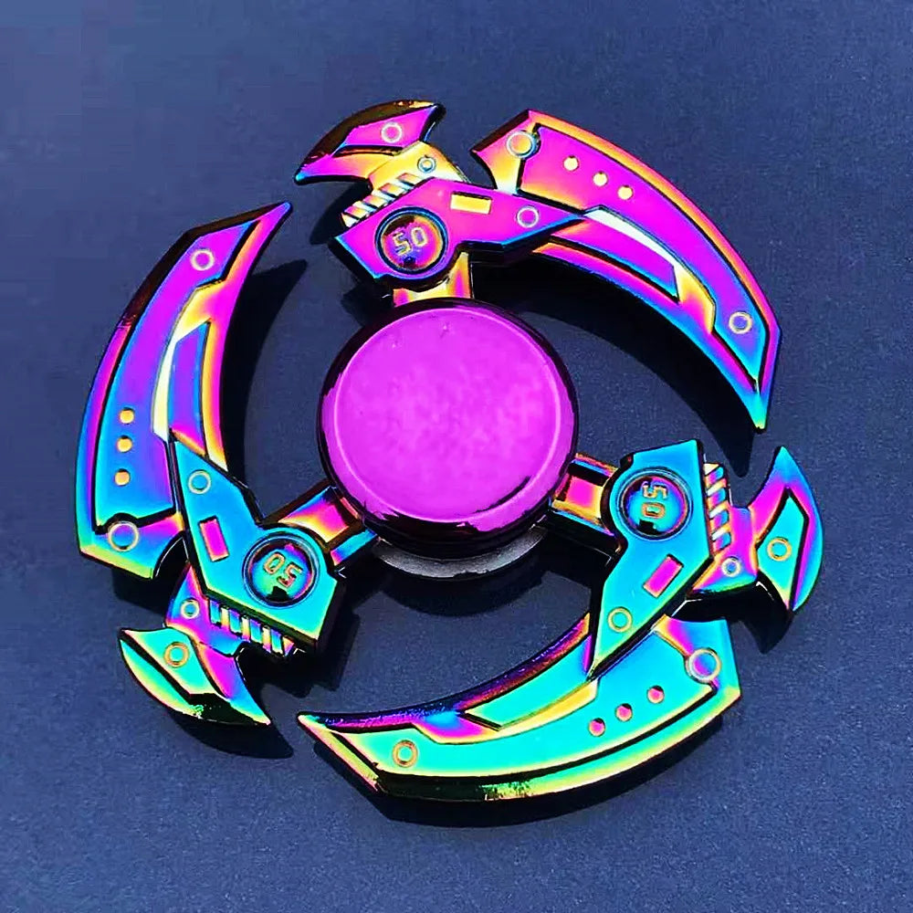 Luxe Nebulan Spinner™ | Zinc Alloy Rainbow Fidget Spinner for Stress Relief & Focus