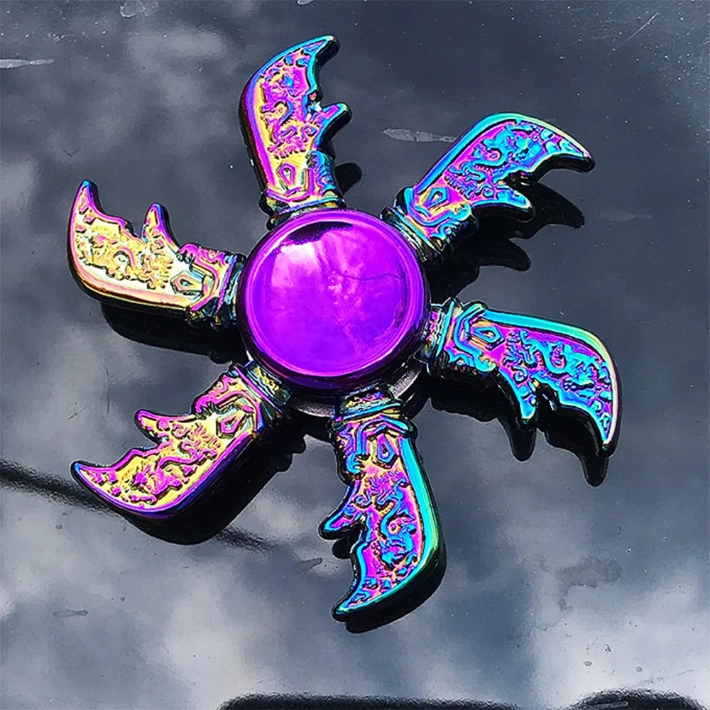 Luxe Nebulan Spinner™ | Zinc Alloy Rainbow Fidget Spinner for Stress Relief & Focus