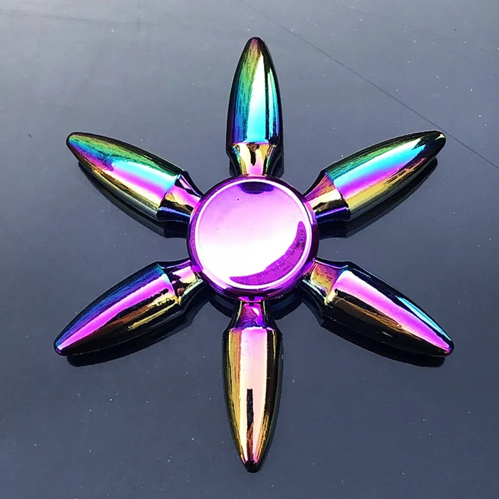Luxe Nebulan Spinner™ | Zinc Alloy Rainbow Fidget Spinner for Stress Relief & Focus