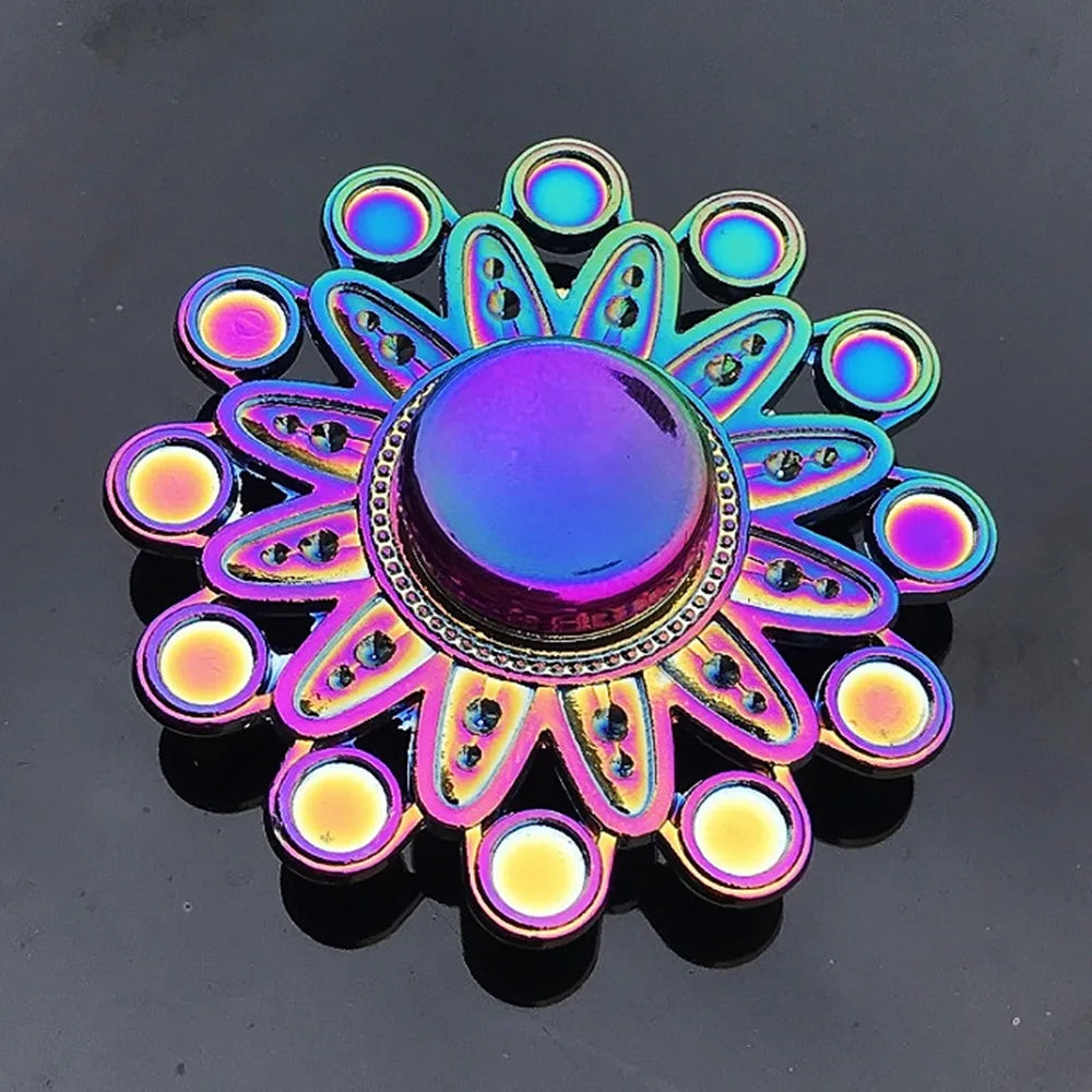 Luxe Nebulan Spinner™ | Zinc Alloy Rainbow Fidget Spinner for Stress Relief & Focus