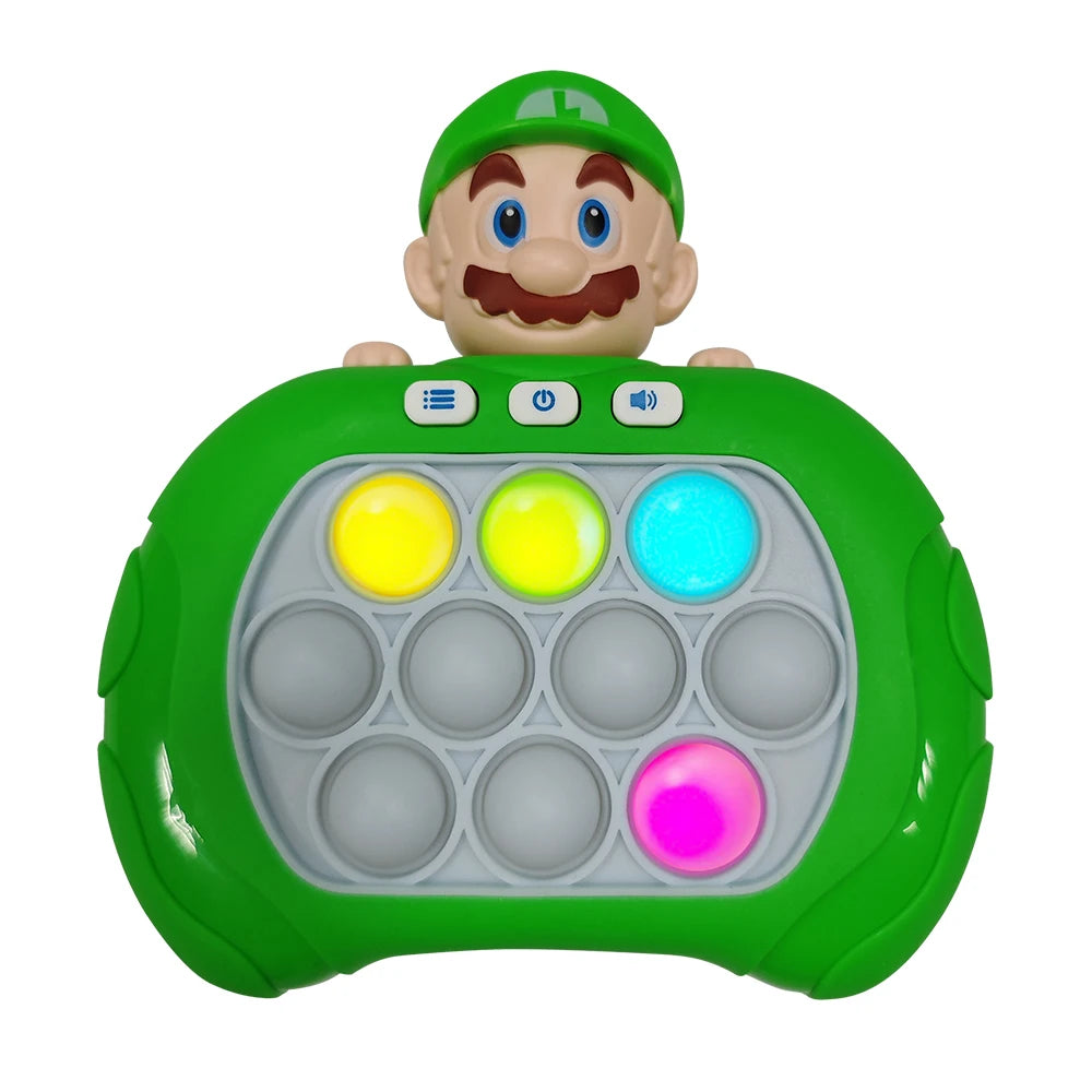 Luxe Pop Console™ – Electronic Light-Up Bubble Fidget Controller