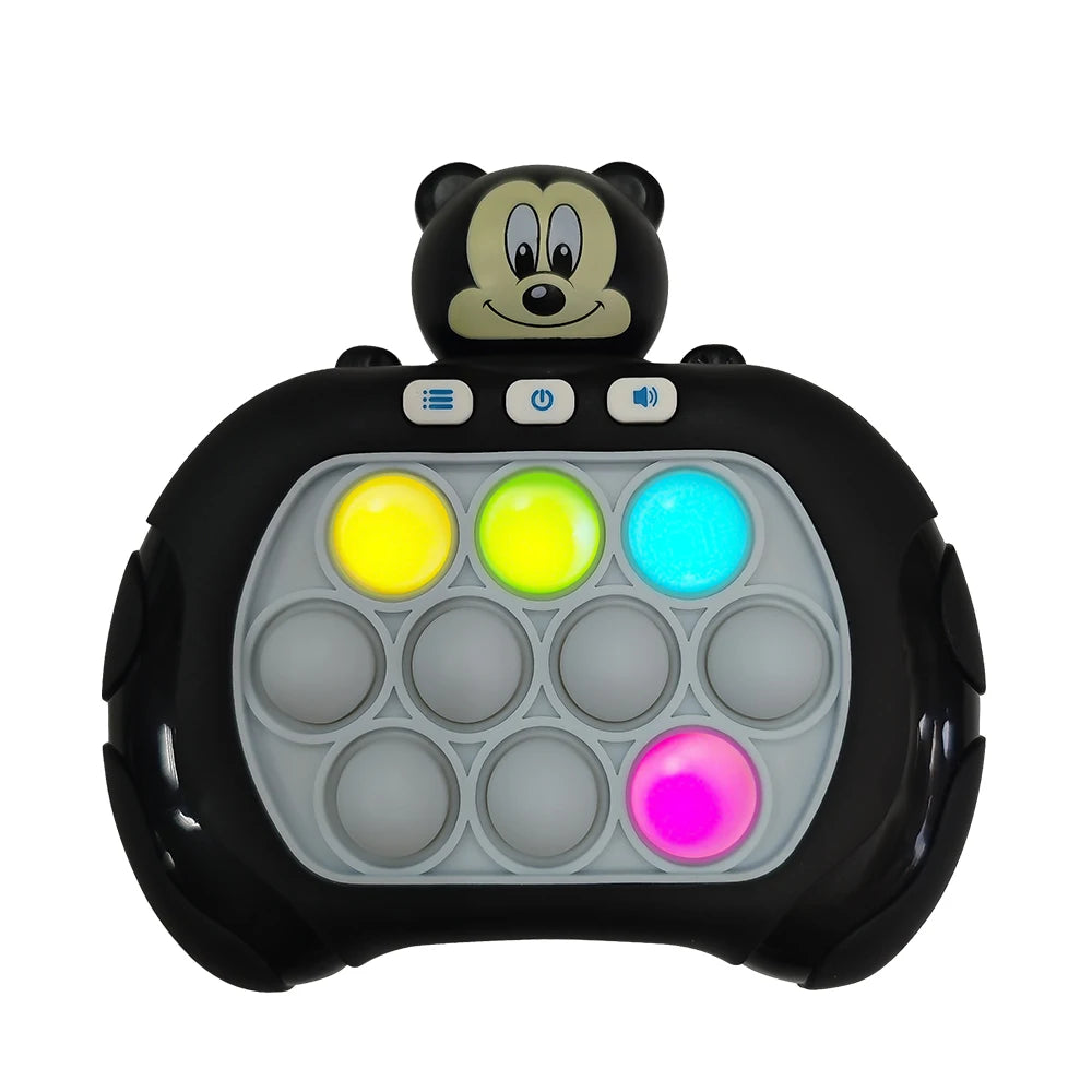 Luxe Pop Console™ – Electronic Light-Up Bubble Fidget Controller