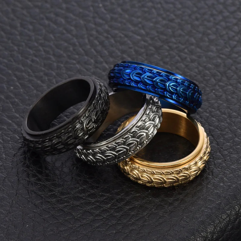 Luxe Dragonscale Spinner Ring™