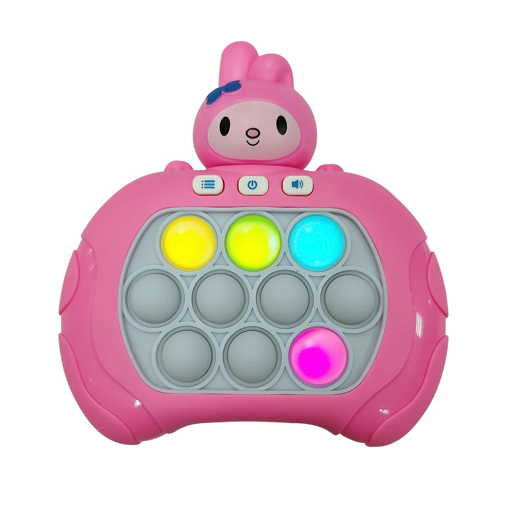 Luxe Pop Console™ – Electronic Light-Up Bubble Fidget Controller