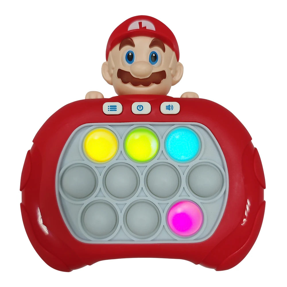 Luxe Pop Console™ – Electronic Light-Up Bubble Fidget Controller