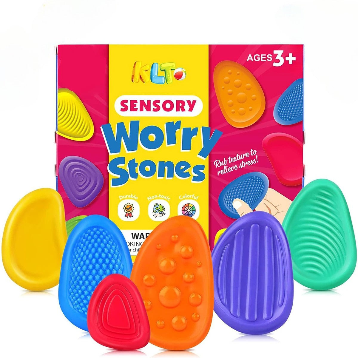 Luxe Rub Stones™ | Sensory Worry Stone 6-Pack