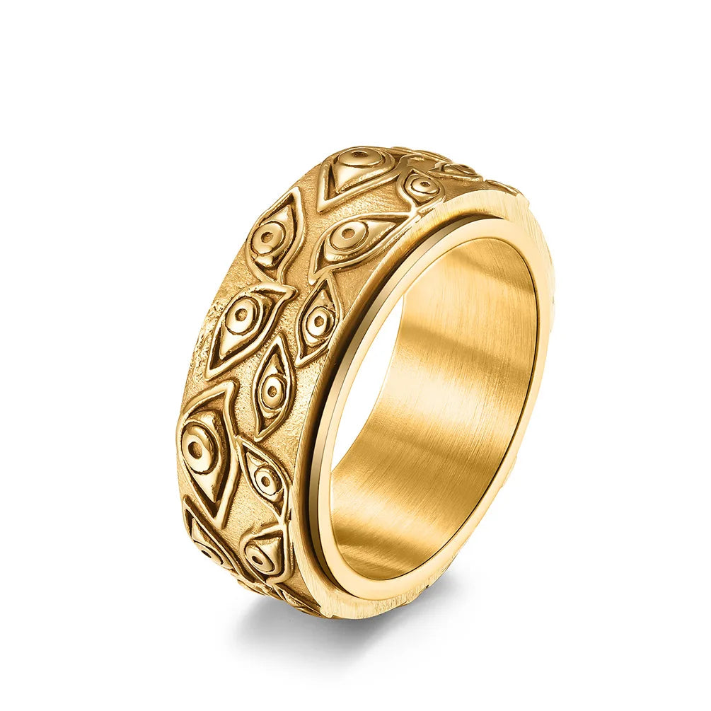 Luxe Ojo Guardián Spinner Ring™ (Spanish for “Guardian Eye)