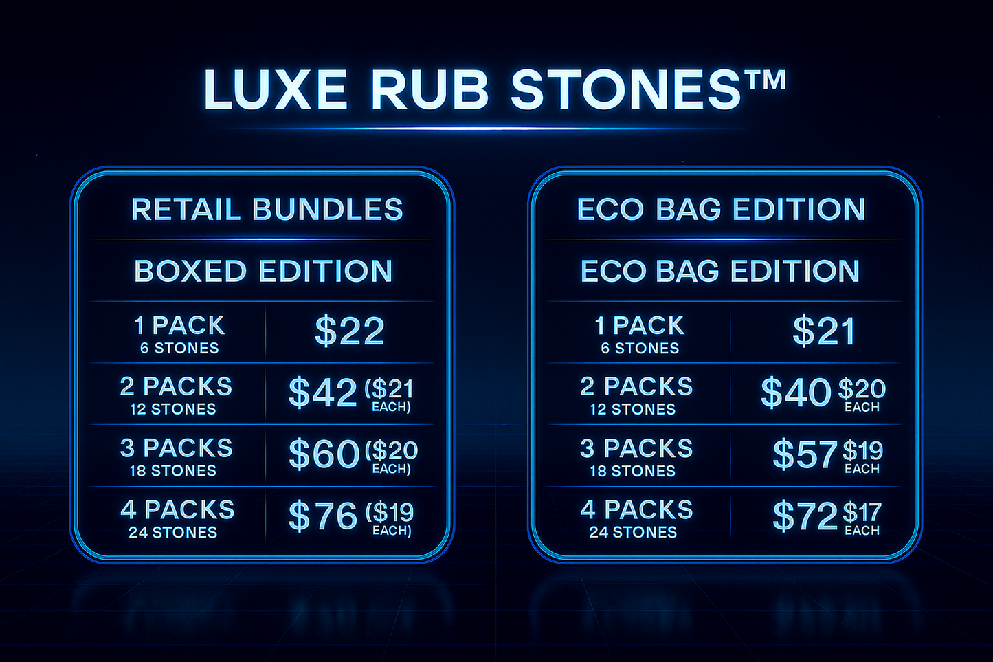 Luxe Rub Stones™ | Sensory Worry Stone 6-Pack
