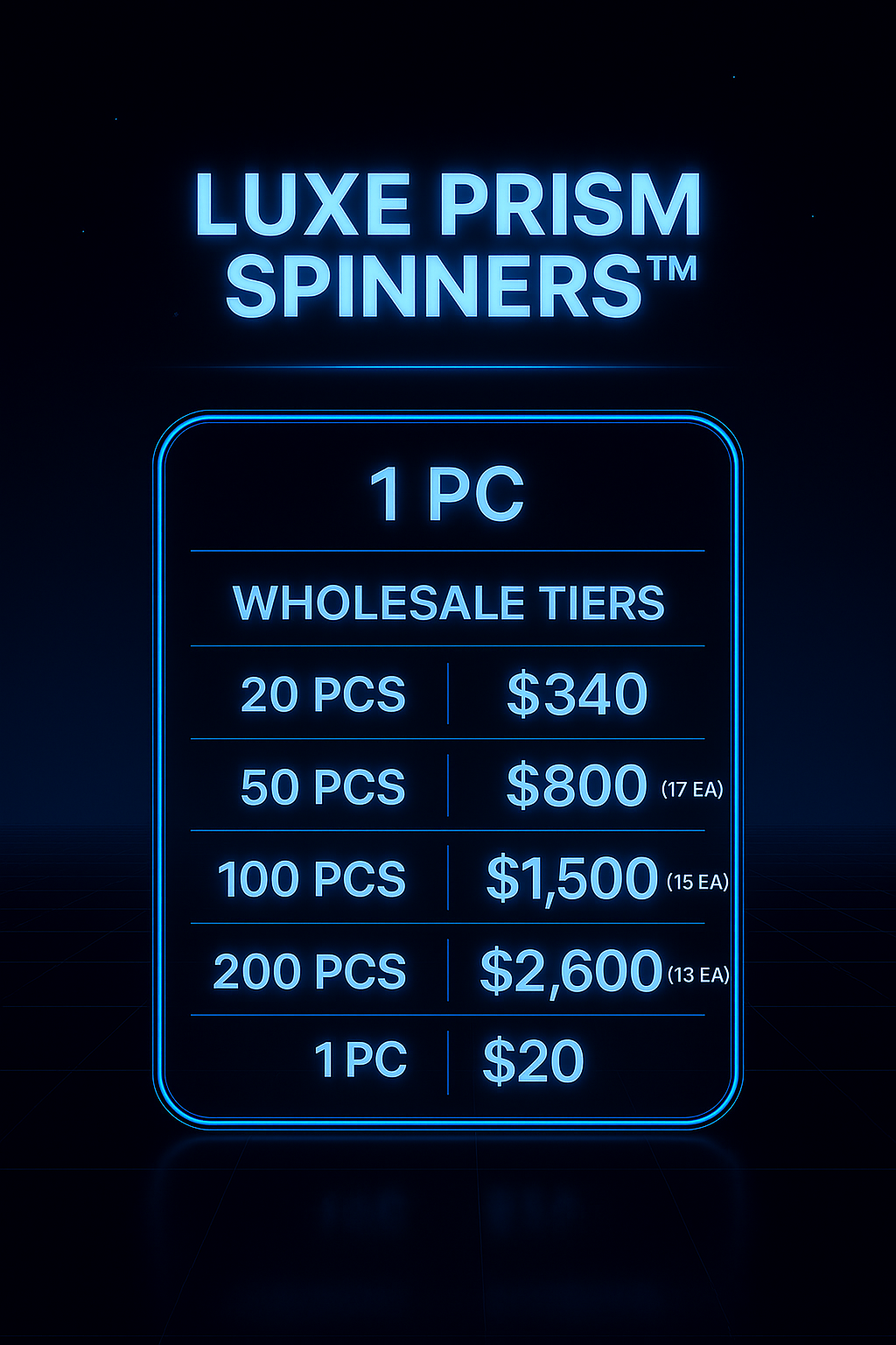 🌌 Luxe Prism Spinners™ — Infinite Radiance in Motion 🌌