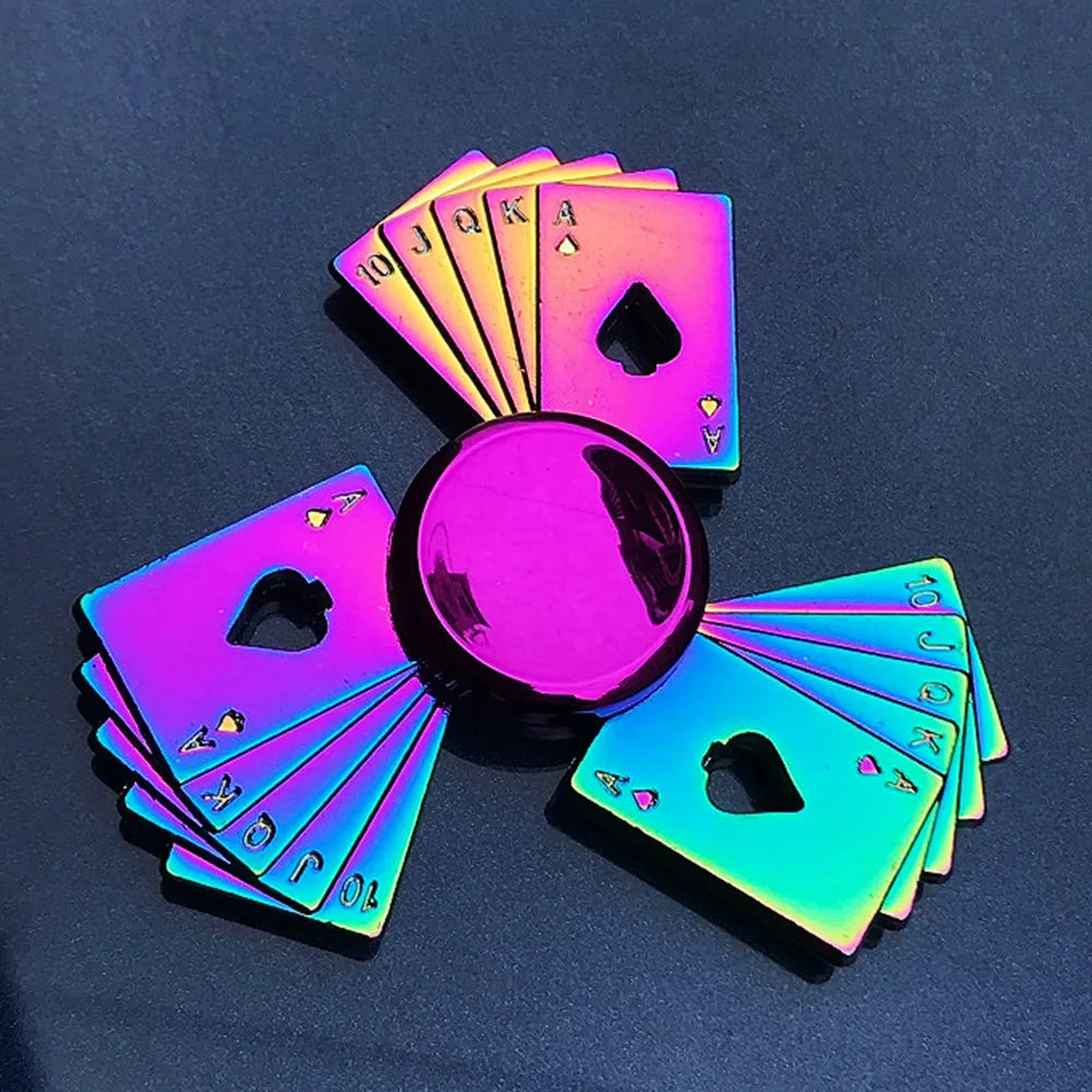 Luxe Nebulan Spinner™ | Zinc Alloy Rainbow Fidget Spinner for Stress Relief & Focus