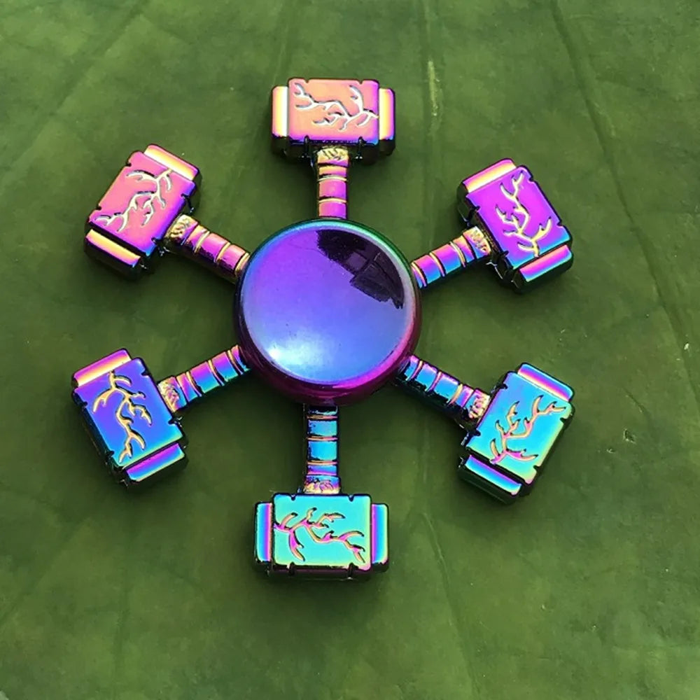 Luxe Nebulan Spinner™ | Zinc Alloy Rainbow Fidget Spinner for Stress Relief & Focus