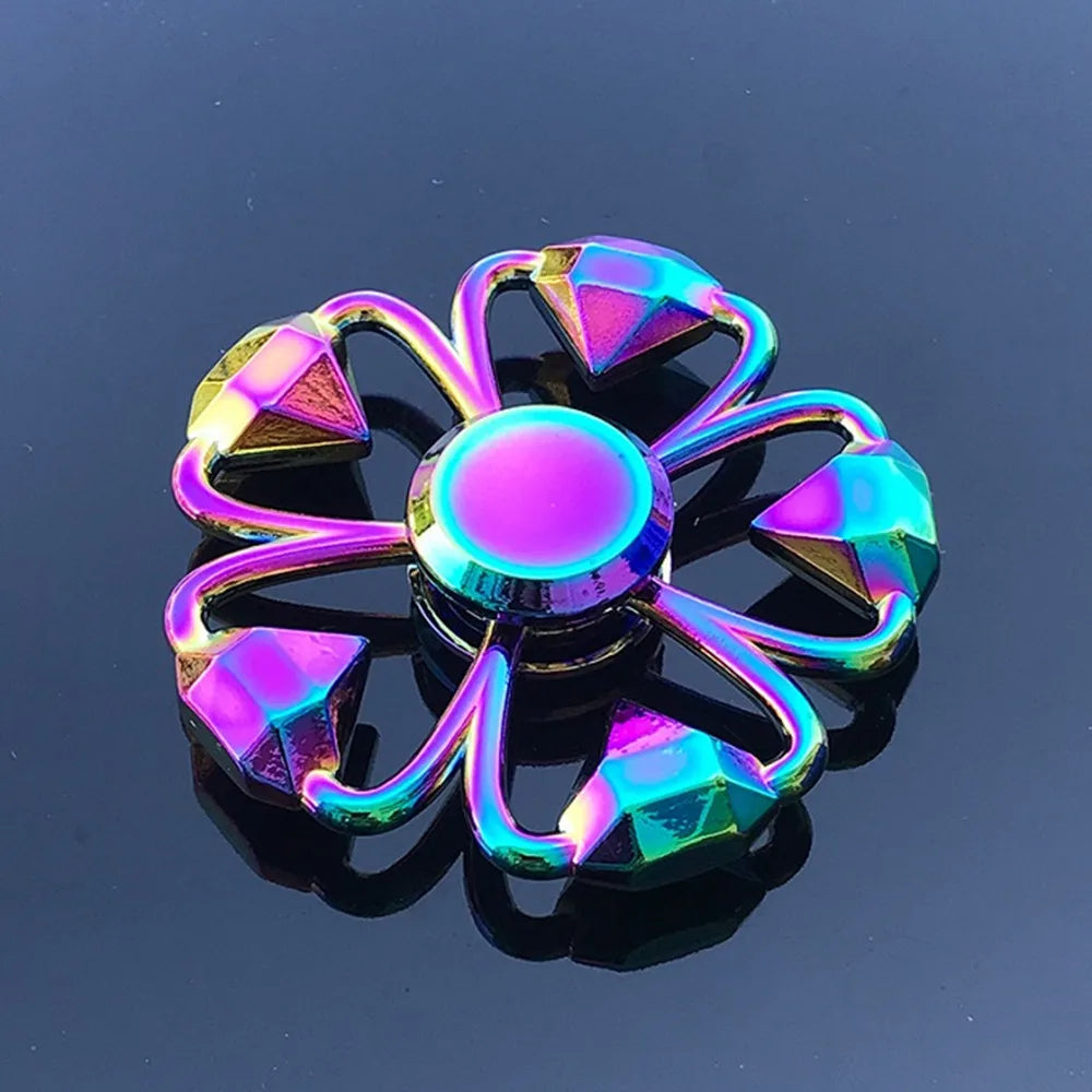 Luxe Nebulan Spinner™ | Zinc Alloy Rainbow Fidget Spinner for Stress Relief & Focus