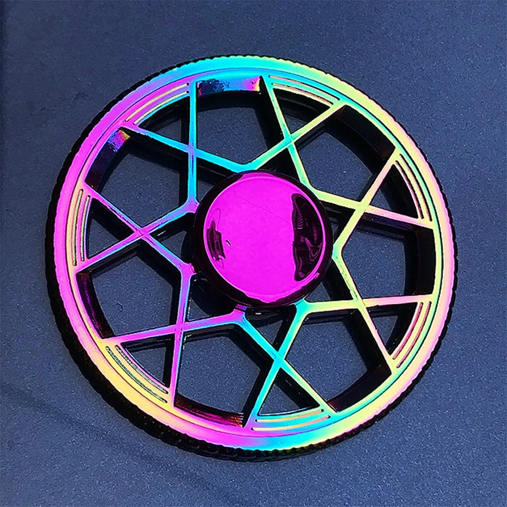 Luxe Nebulan Spinner™ | Zinc Alloy Rainbow Fidget Spinner for Stress Relief & Focus
