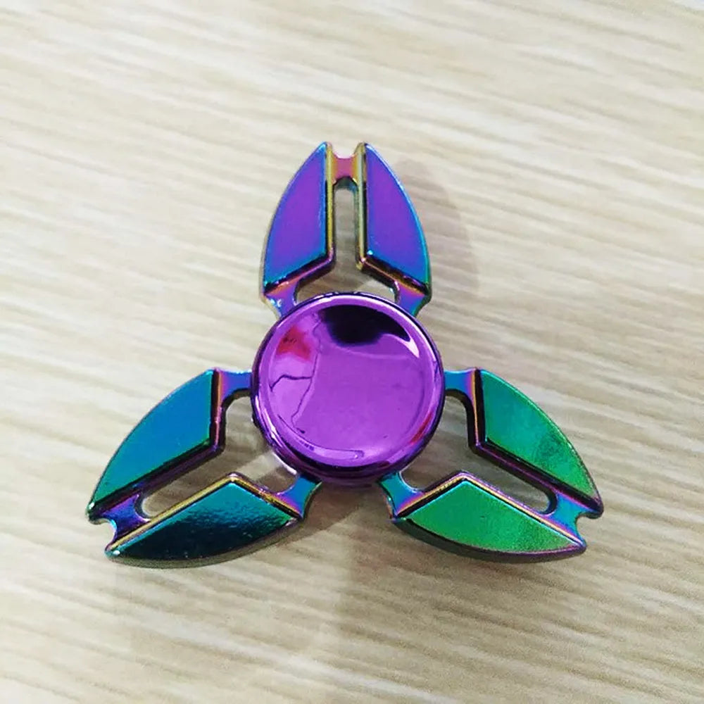 Luxe Nebulan Spinner™ | Zinc Alloy Rainbow Fidget Spinner for Stress Relief & Focus