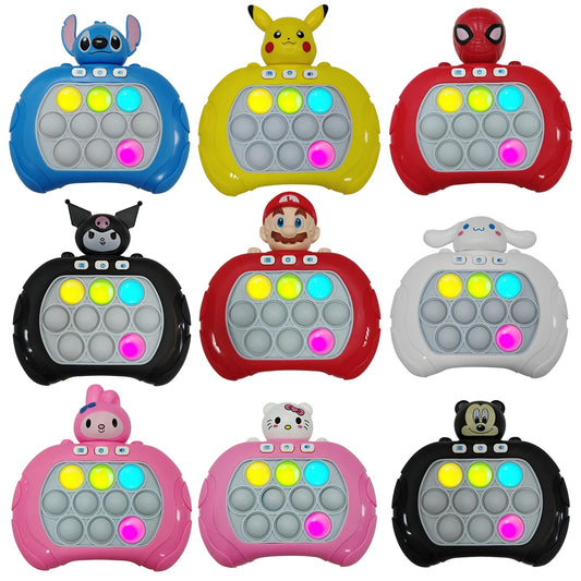 Luxe Pop Console™ – Electronic Light-Up Bubble Fidget Controller
