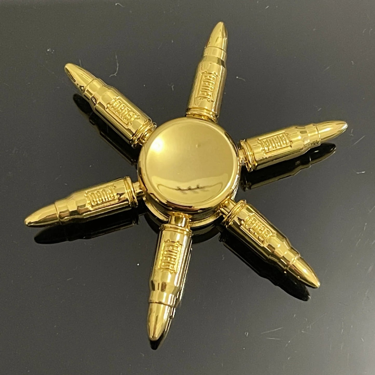 Luxe Brass Spinner™ | Calm in Motion