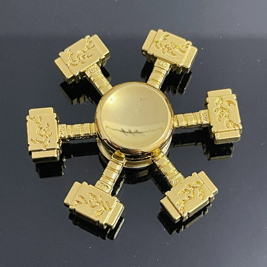 Luxe Brass Spinner™ | Calm in Motion