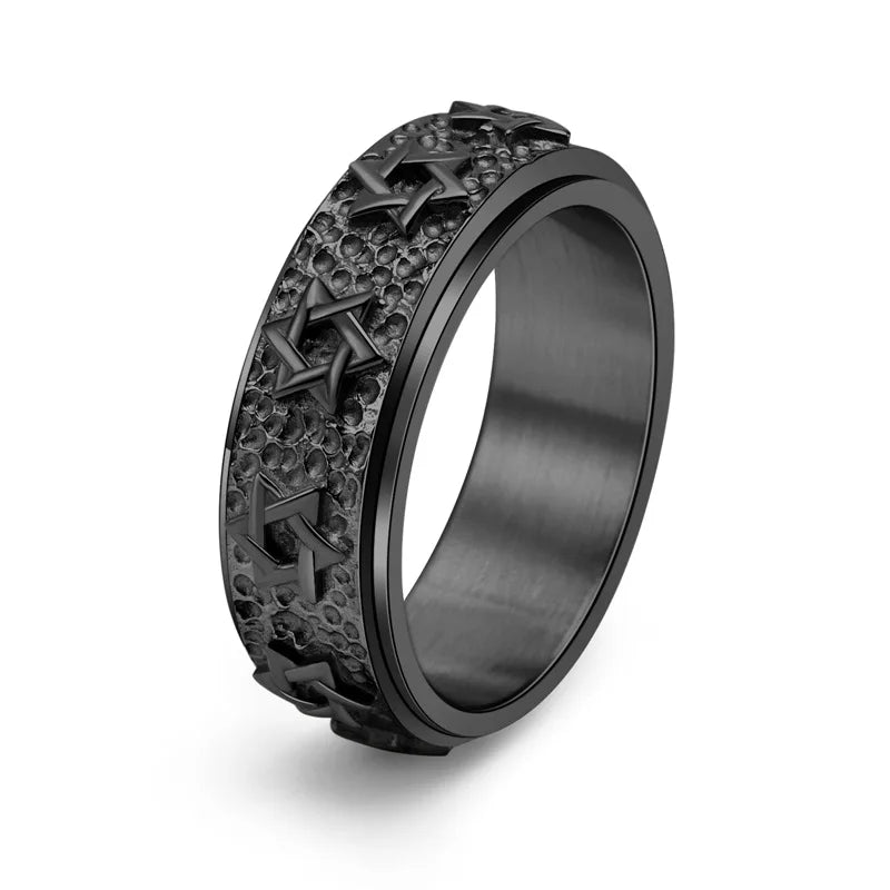 Luxe Star of David Spinner Ring™