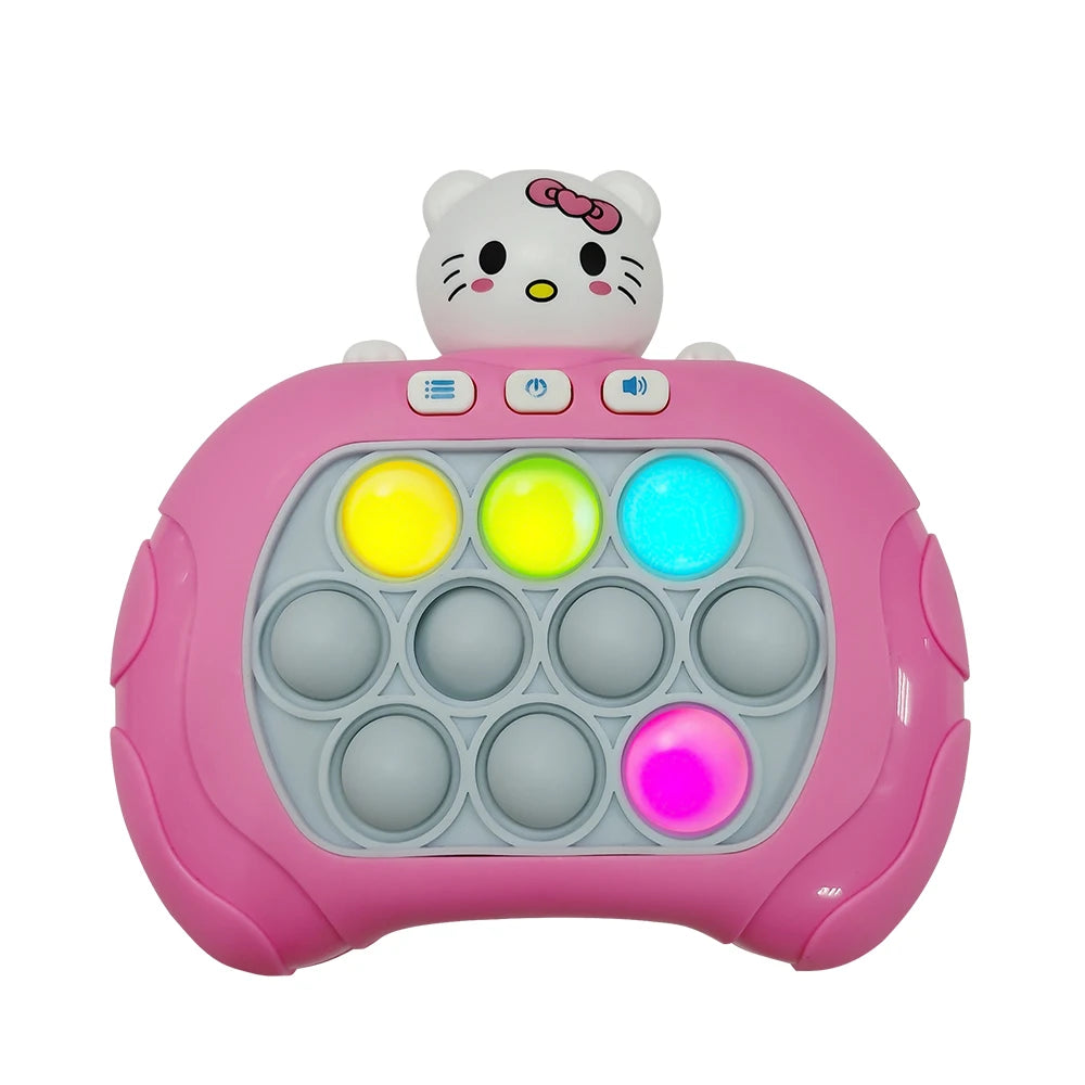 Luxe Pop Console™ – Electronic Light-Up Bubble Fidget Controller