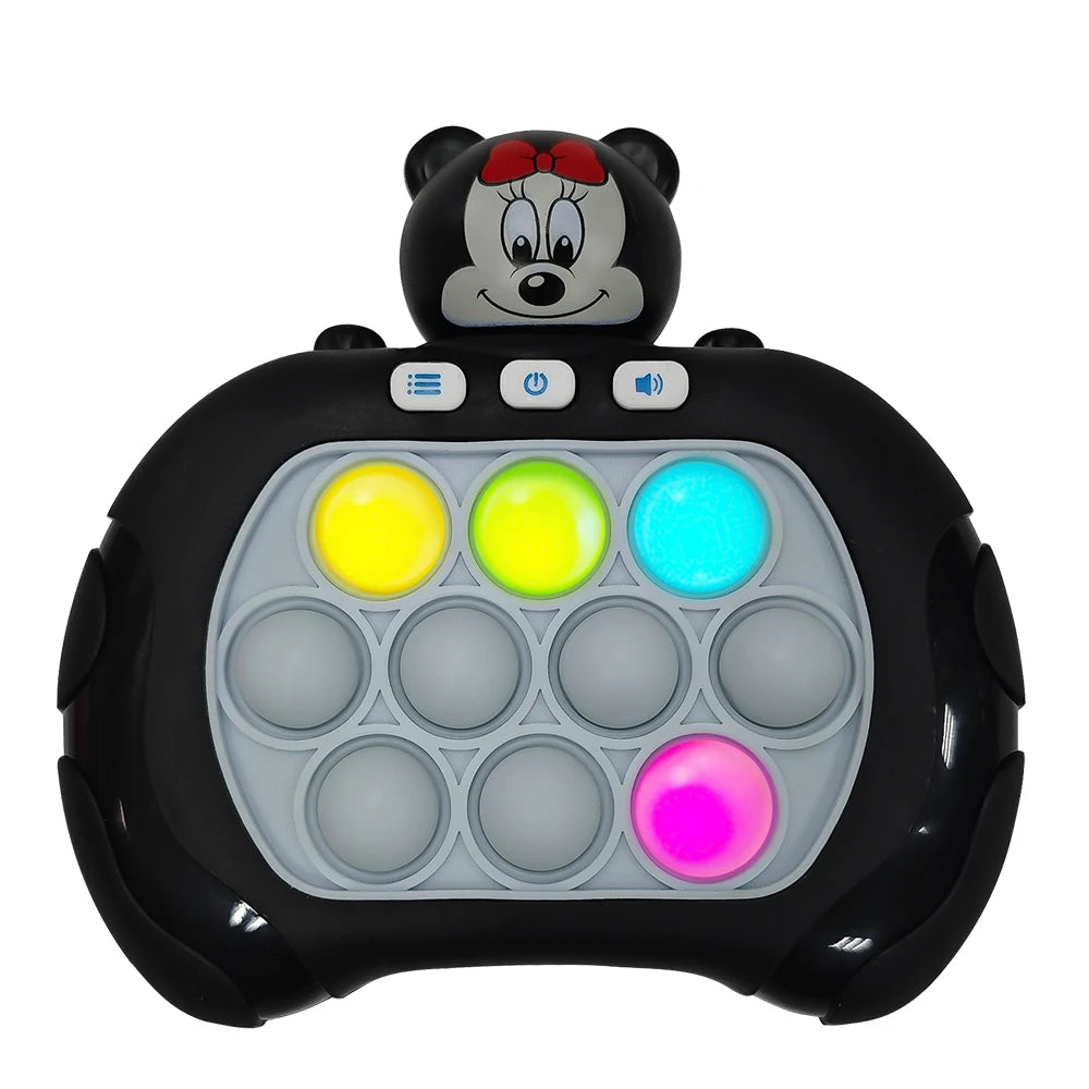 Luxe Pop Console™ – Electronic Light-Up Bubble Fidget Controller